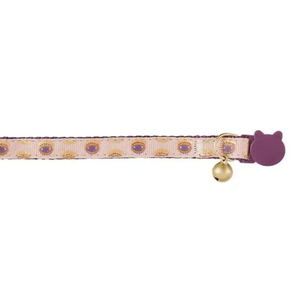 vintage Cat Adult‎ Collar Pink Evil Eye Adjustable 8-12